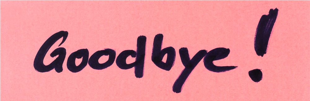 Zeit, Abschied zu nehmen